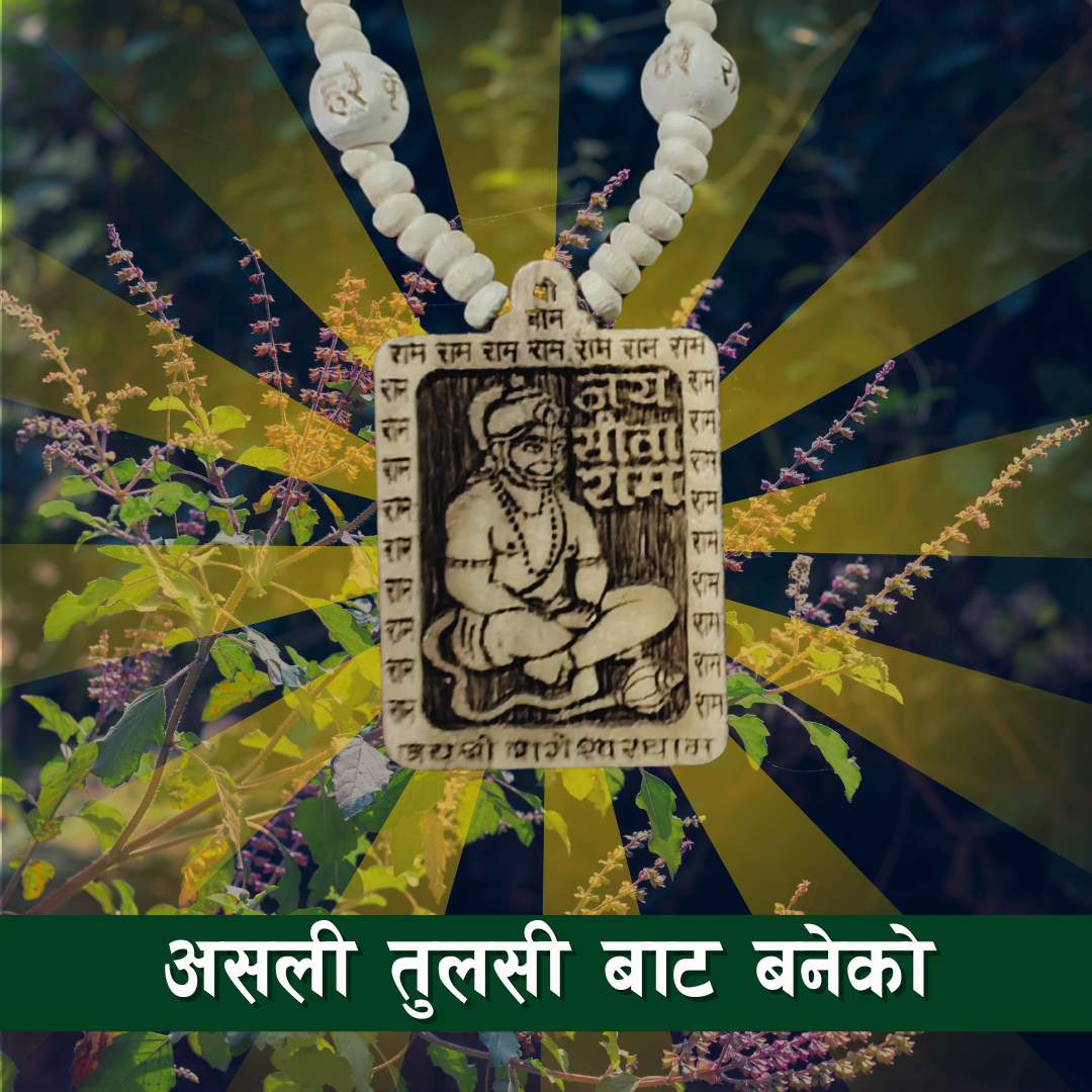 Bageshwar Dham Authentic Tulsi Mala (100% Original Tulsi beads)
