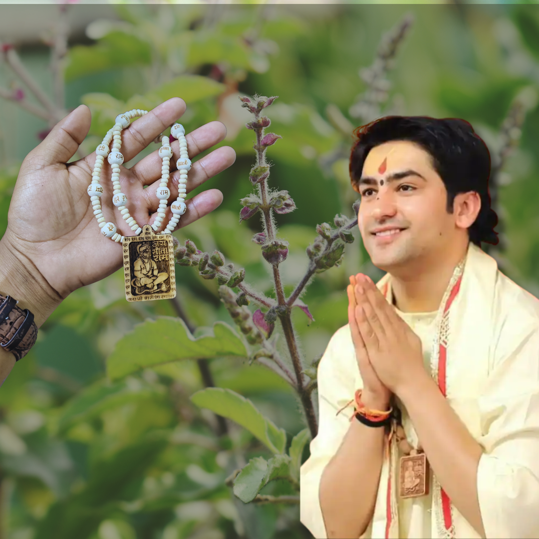 Bageshwar Dham Authentic Tulsi Mala (100% Original Tulsi beads)