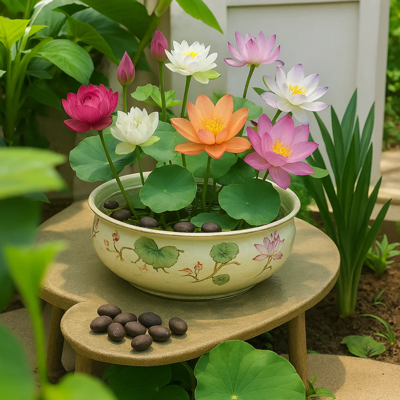 Bonsai Japanese Lotus Seeds (60 Premium Seeds)