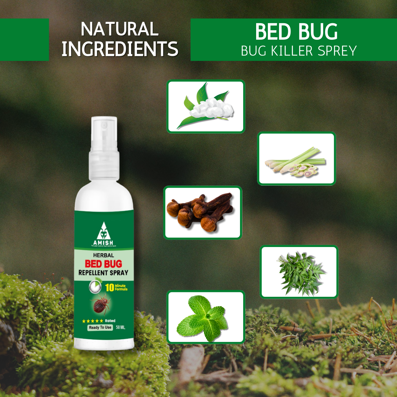 उडुस मार्ने BED BUG हर्बल स्प्रे