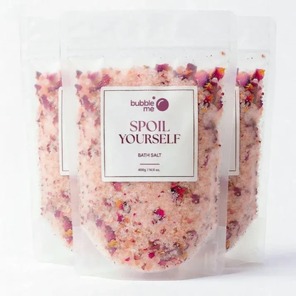 Spoil Yourself Bath Salt with Epsom & Pink Salt | Better Sleep, Muscle Recovery, Stress Relief | 400g