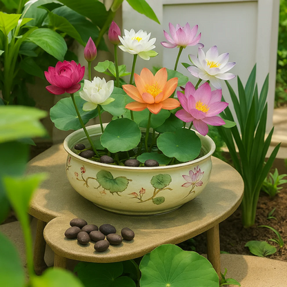 Bonsai Japanese Lotus Seeds (60 Premium Seeds)